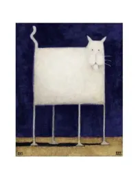 white-cat-daniel-kessler-plakat-obraz-60x80cm