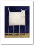 white-cat-daniel-kessler-plakat-obraz-60x80cm-stan-nowy
