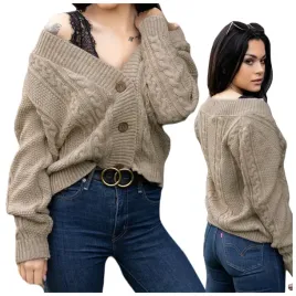sweter-damski-rozpinany-guziki-bezowy-s-m-mirila-beige-s-m