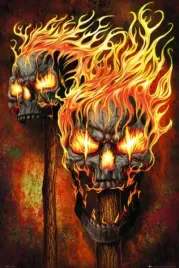 flaming-skulls-plakat-61x915cm