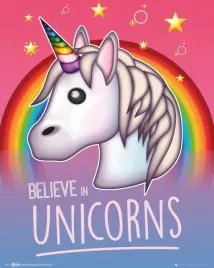 emoji-unicorn-plakat-40x50cm