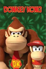 nintendo-donkey-kong-and-diddy-kong-plakat-61x915cm