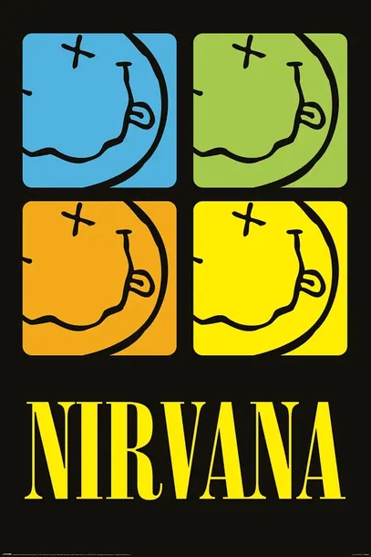 nirvana-smiley-squares-plakat-61x915cm