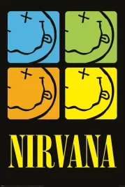 nirvana-smiley-squares-plakat-61x915cm