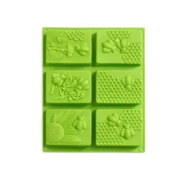forma-silikonowa-do-mydla-kwiaty-pszczoly-plaster-miodu-22-x-20cm