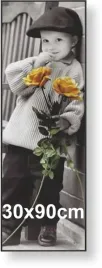 rama-aluminiowa-do-zdjecia-lub-plakatu-30x90cm-czarny-polmat