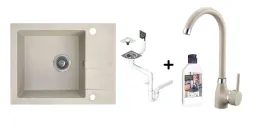 zlewozmywak-granitowy-kuchinox-bateria-syfon-preparat-do-czyszczenia