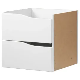 wklad-do-regalu-ikea-kallax-bialy-z-2-szufladami-33x37x33-cm