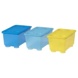 ikea-glis-pudelko-z-pokrywka-zolty-niebieski-17x10-cm-3-szt