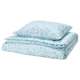 ikea-cymbalblomma-komplet-poscieli-150x200-50x60-cm-bialy-niebieski-kwiaty