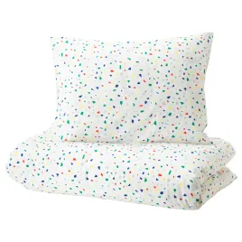 ikea-mojlighet-komplet-poscieli-150x200-50x60-cm-bialy-mozaika