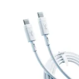 kabel-3mk-hyper-silicone-cable-usb-c-usb-c-60w-3a-bialy-kolor-bialy
