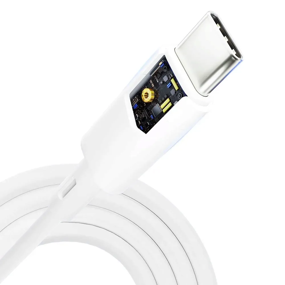 kabel-3mk-hyper-silicone-cable-usb-c-usb-c-60w-3a-bialy