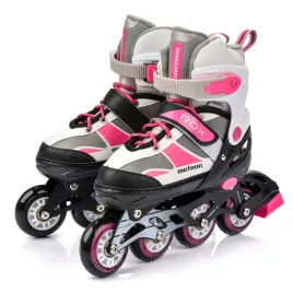 rolki-regulowane-rekreacyjne-abec-7-kolka-pu-meteor-rox-rozmiar-s-30-33