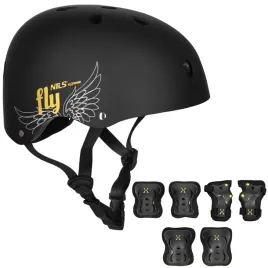 kask-rowerowy-regulowany-dla-dziecka-na-hulajnoge-55-58-cm-ochraniacze-m