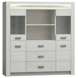 komoda-indianapolis-137-x-42-x-141-kraft-bialy-witryna-kredens-klasyczna-pl