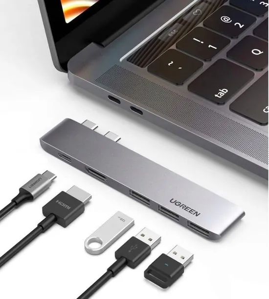 hub-usb-ugreen-2x-usb-c-3x-usb-3-0-hdmi-do-macbooka-pro-waga-z-opakowaniem-0-1-kg-producent-ugreen