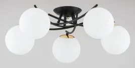 savi-lampa-sufitowa-5xe14-czarna-zlota-alfa