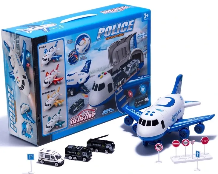 samolot-ikonka-transporter-z-autami-marka-ikonka