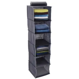 wiszacy-organizer-do-szafy-tekstylny-polka-wiszaca-6-przegrodek-120x30x30cm