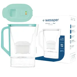 dzbanek-filtrujacy-wessper-d3-slim-futureflow-27l-mietowy-filtr