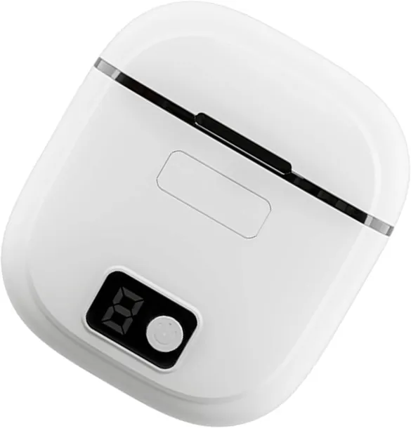 Elektryczny obcinacz do paznokci z ładowaniem USB kolor biały Cichy