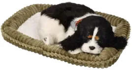 maskotka-piesek-spaniel-oddychajacy-spiacy