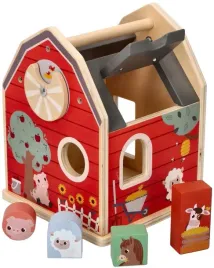 drewniana-farma-domek-sorter-zwierzatka-z-klockami-zabawka-sensoryczna