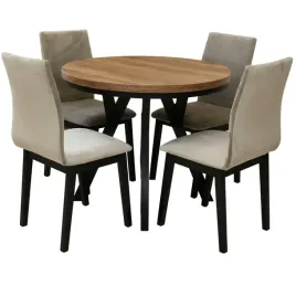okragly-stol-fi-90-cm-rozkladany-do-190-oraz-4-profilowane-krzesla