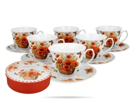 filizanka-ze-spodkiem-retro-kosze-kwiatow-maki-250-ml-zestaw-6-szt-duo