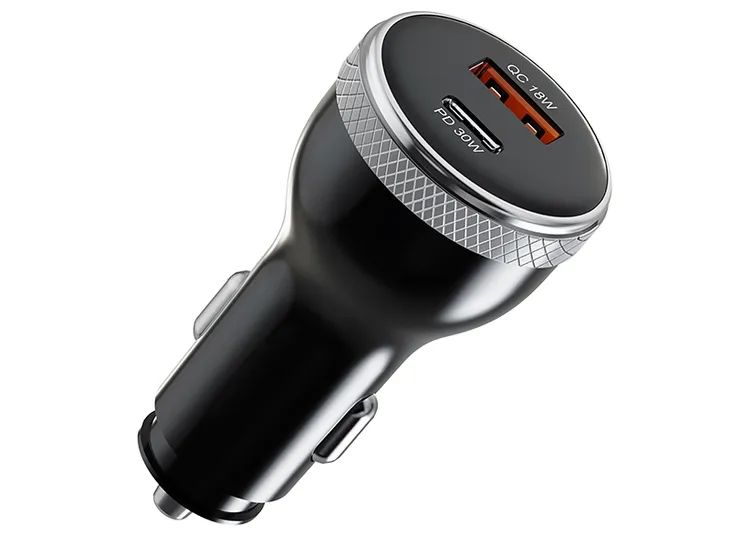 ladowarka-samochodowa-usb-typ-c-tracer-3000-ma-zlacza-usb