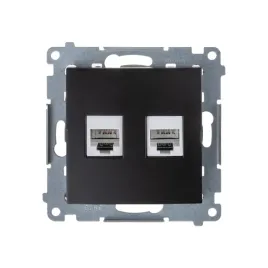 simon-54-gniazdo-komputerowe-podwojne-rj45-kat-6-czarny