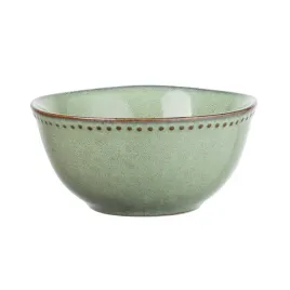 talerz-florina-15cm-ceramika-zielony-salaterka-rusty-dots-obiadowy