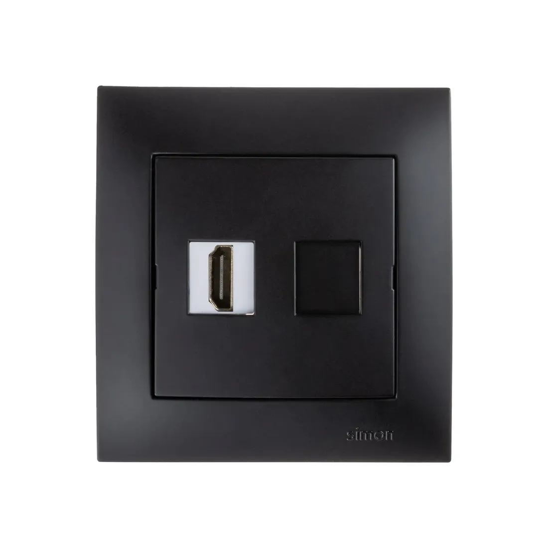 simon-54-gniazdo-hdmi-pojedyncze-czarny