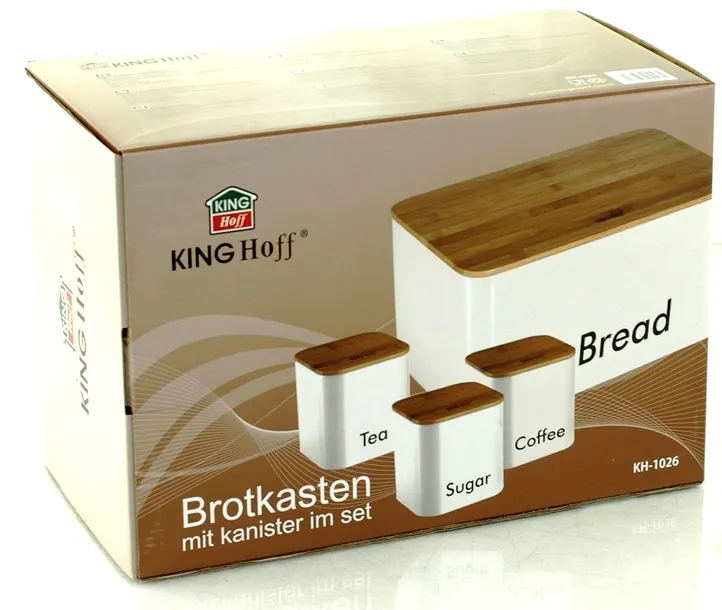 chlebak-zestaw-kinghoff-bialy-stal-ksztalt-prostokatny
