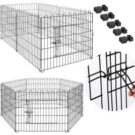 kojec-dla-zwierzat-wybieg-klatka-dla-psa-165x85-cm-metalowa-czarna
