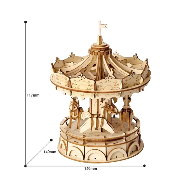 puzzle-3d-robotime-karuzela-174-elementy-marka-robotime
