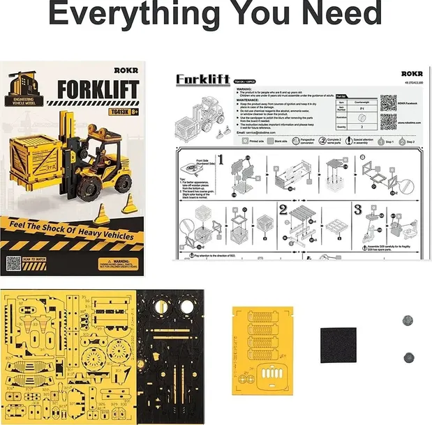 puzzle-3d-robotime-wozek-widlowy-tg413k-bohater-brak