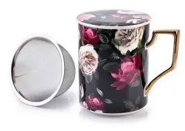 kubek-porcelanowy-pola-black-z-zaparzaczem-400-ml-zlote-ucho