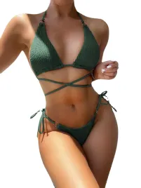 stroj-kapielowy-dwuczesciowy-bikini-z-wysokim-stanem-wiazanie-zielony-l