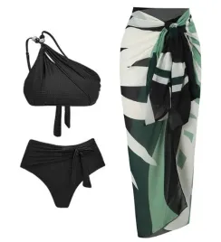 stylowy-zestaw-kapielowy-bikini-z-wysokim-stanem-i-chusta-zielony-l