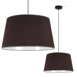 lampa-wiszaca-sufitowa-zyrandol-brazowy-abazur-stozek-do-sypialni-salonu