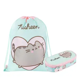 zestaw-piornik-saszetka-usztywniona-worek-na-obuwie-pusheen-mint-majewski