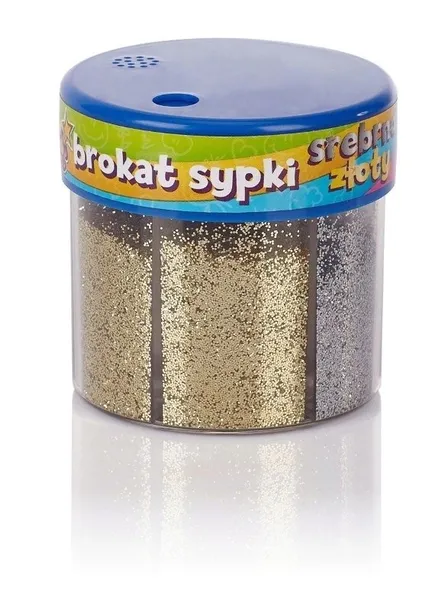 Brokat sypki 50g Złoty i Srebrny Astra