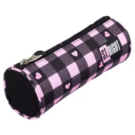 piornik-tuba-pink-checkered-rozowa-kratka-st-right-majewski
