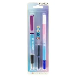 pioro-wieczne-z-nabojami-i-wymazywaczem-ombre-pastel-starpak