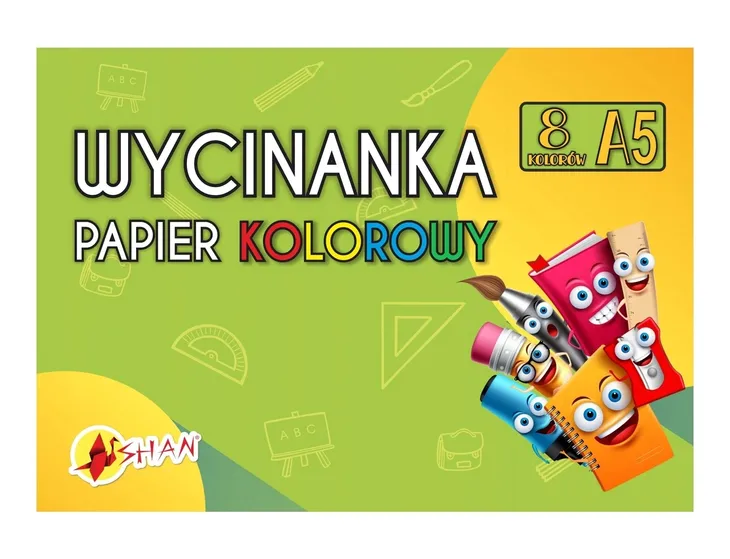 Papier Zeszyt do wycinanek A5 8 arkuszy