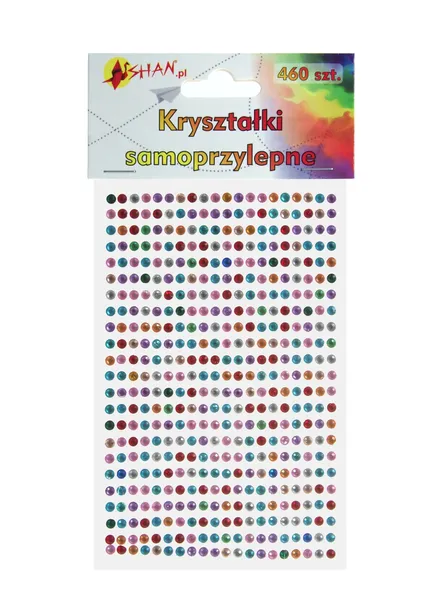 Kryształki samoprzylepne 460 szt 4 mm Shan SK01
