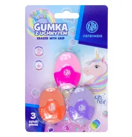 gumka-owalna-z-uchwytem-3-szt-jednorozec-pastel-line-astra
