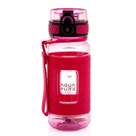 bidon-aqua-pure-400ml-astra-neon-rozowy